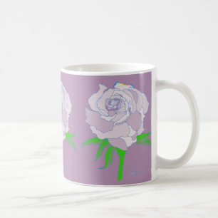 Caneca De Café Mug - Rosa em tons de cor