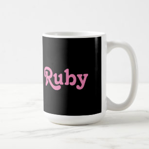 Caneca De Café Mug Ruby
