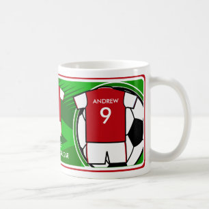 Caneca De Café Mug RW de futebol personalizado