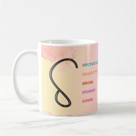 Caneca De Café Mug "S" Inicial (11oz)