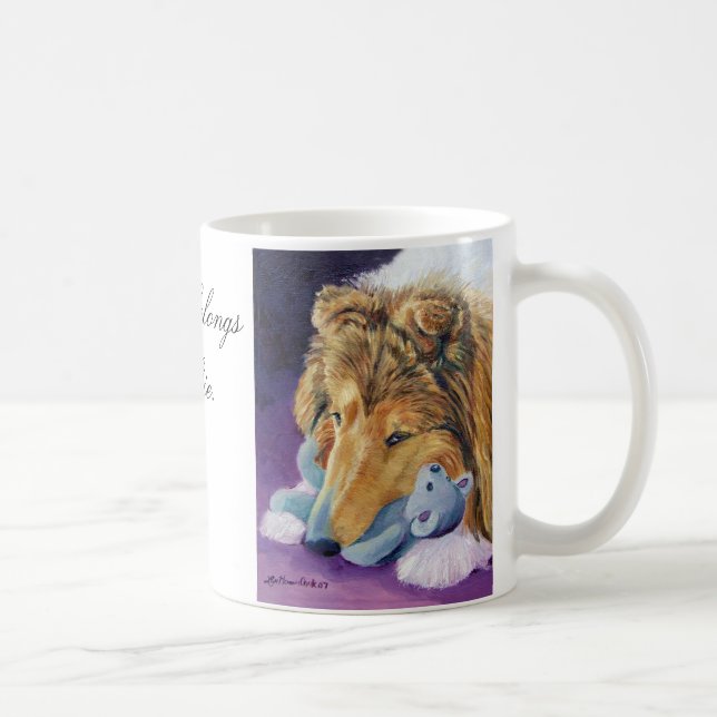 Caneca De Café Mug Shetland Sheepdog (Direita)