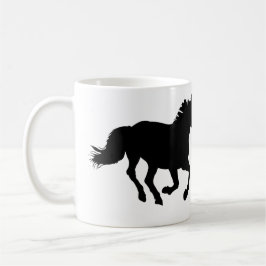 Caneca De Café Mug Silhouette Horse