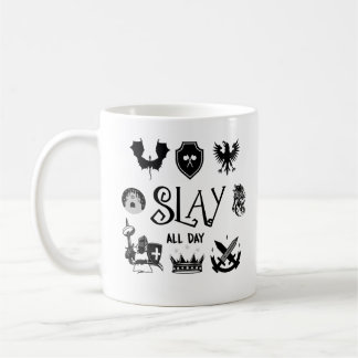 Caneca De Café Mug "Slay All Day"