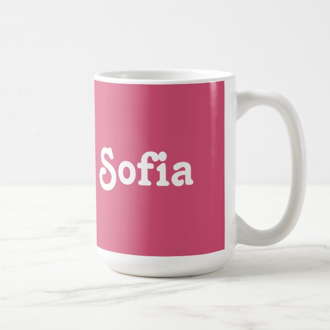 Caneca De Café Mug Sofia (Direita)