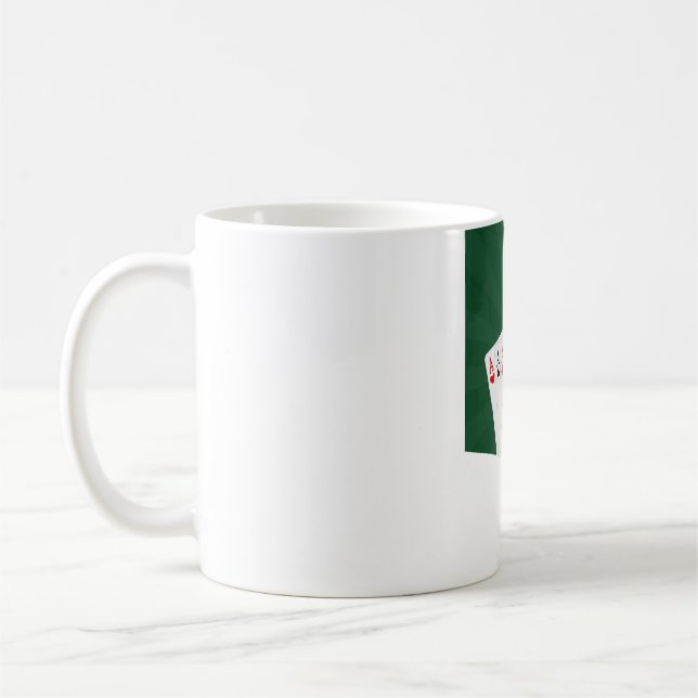 Caneca De Café Mug solitaire carte (Esquerda)