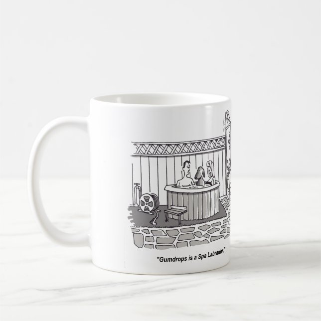 Caneca De Café Mug Spa Labrador (Esquerda)