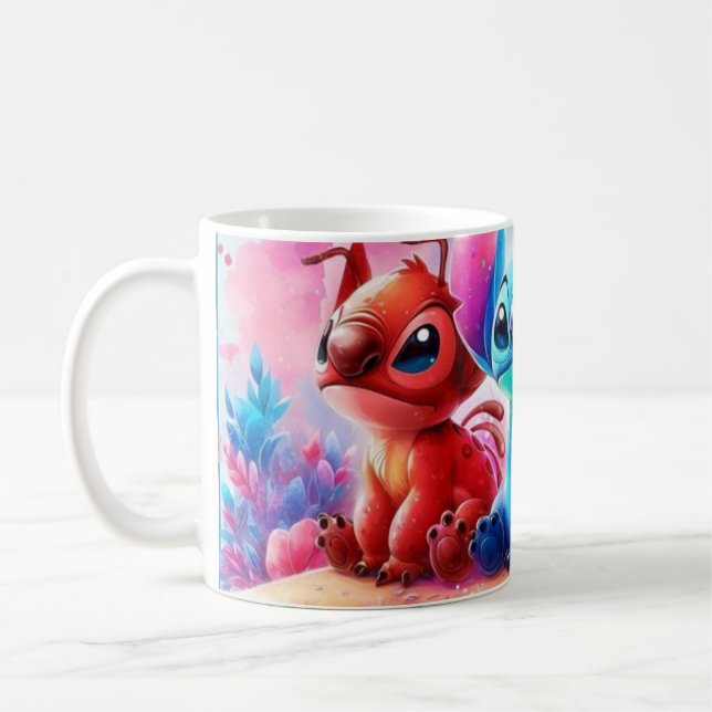 Caneca De Café MUG  Stitch (Esquerda)
