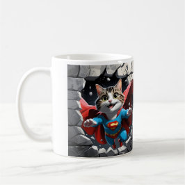 Caneca De Café Mug Super Gato