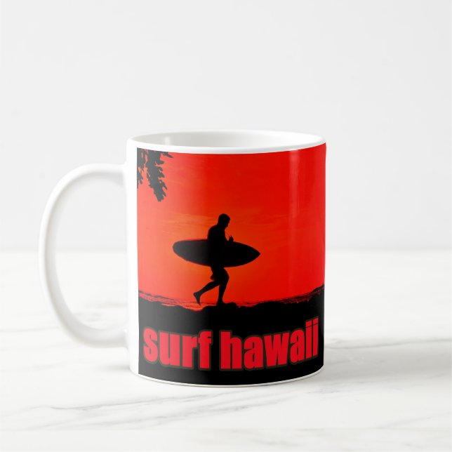 Caneca De Café Mug surf hawaii (Esquerda)