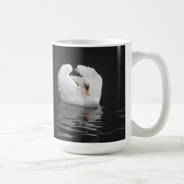 Caneca De Café Mug Swan Natação (Direita)
