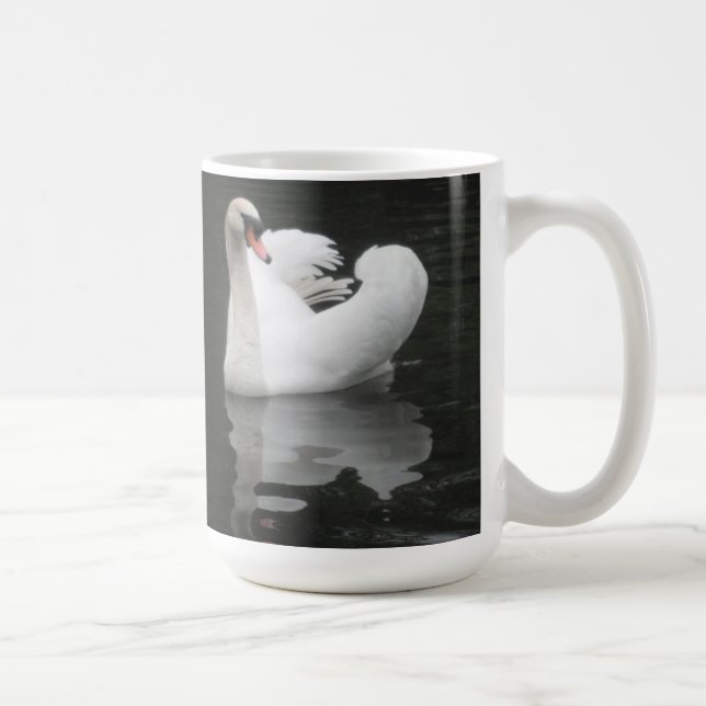 Caneca De Café Mug Swan Natação (Direita)