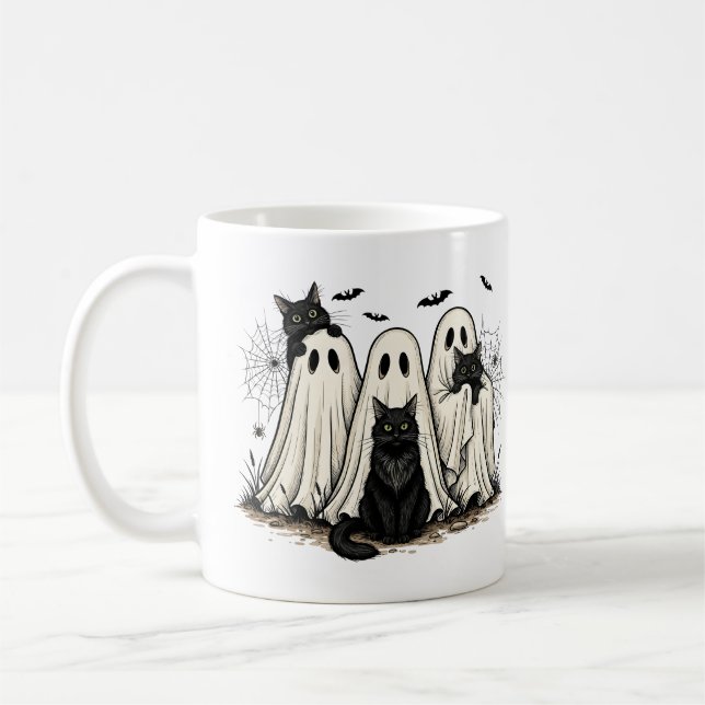 Caneca De Café Mug Tasse, Halloween (Esquerda)