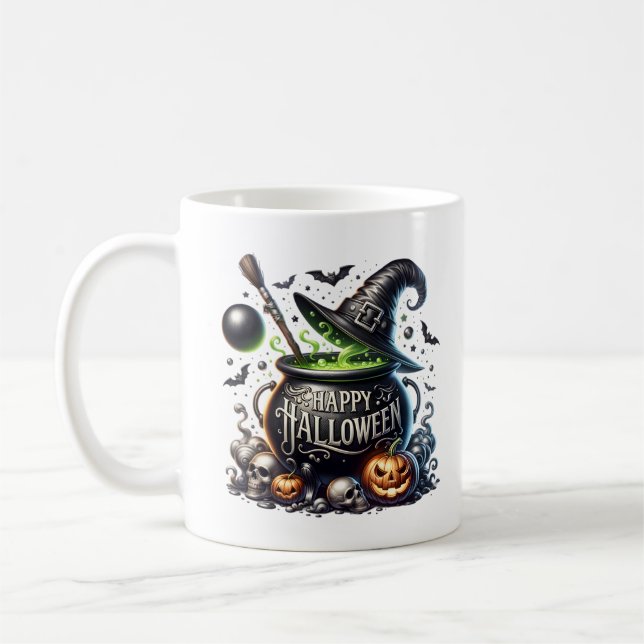 Caneca De Café Mug Tasse, Halloween (Esquerda)