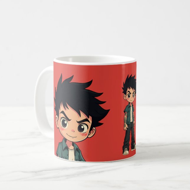Caneca De Café Mug Tattoo boy  (Frente Esquerda)