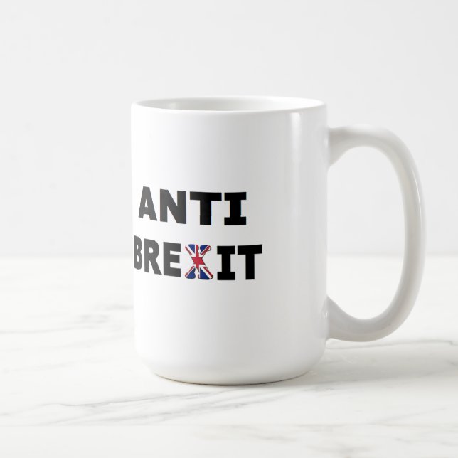 Caneca De Café Mug UK Anti Brexit (Direita)