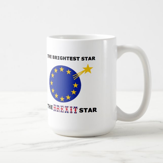 Caneca De Café Mug UK The Brexit Star (Direita)