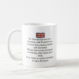 Caneca De Café Mug - Union Jack Flag Com Slogan Patriótico 14