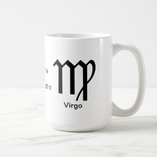 Caneca De Café Mug - Virgo gliph