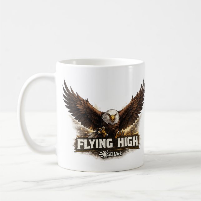 CANECA DE CAFÉ MUG - VOANDO ALTO (Esquerda)