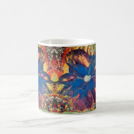 Caneca De Café Mug w/flluid art