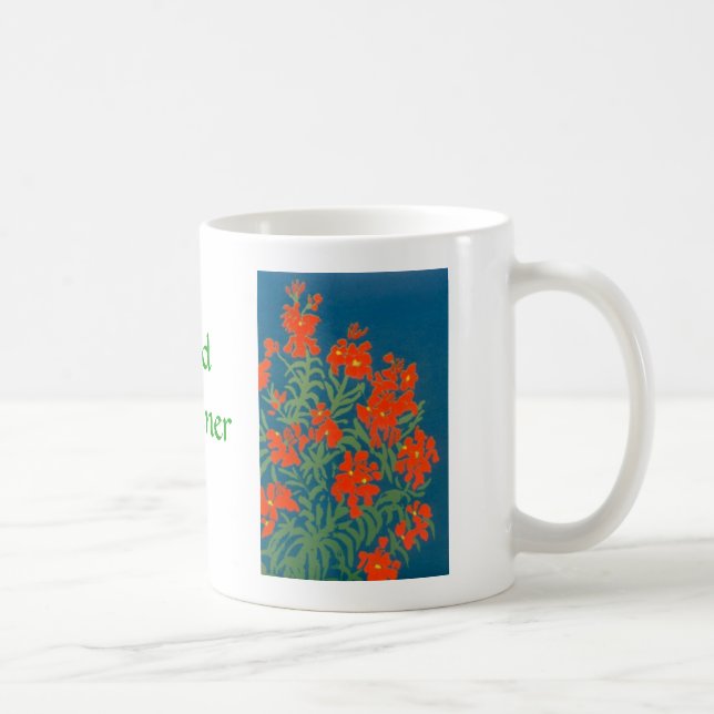 Caneca De Café Mug 'Wallflower' do Jardineiro Chefe (Direita)
