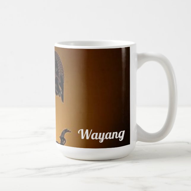 Caneca De Café Mug Wayang Indonésia (Direita)