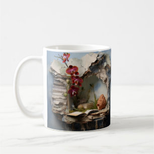 Caneca De Café mug with a book illustration