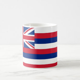 Caneca De Café Mug with Flag of Hawaii State - EUA
