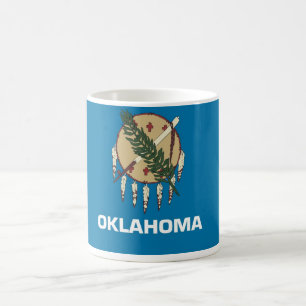 Caneca De Café Mug with Flag of Oklahoma State - EUA