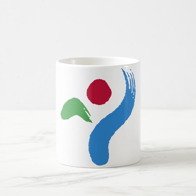 Caneca De Café Mug with Flag of Seoul, South Korea (Centro)