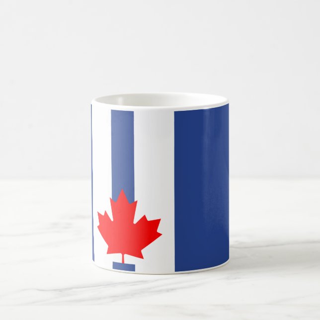 Caneca De Café Mug with Flag of Toronto, Ontario (Centro)