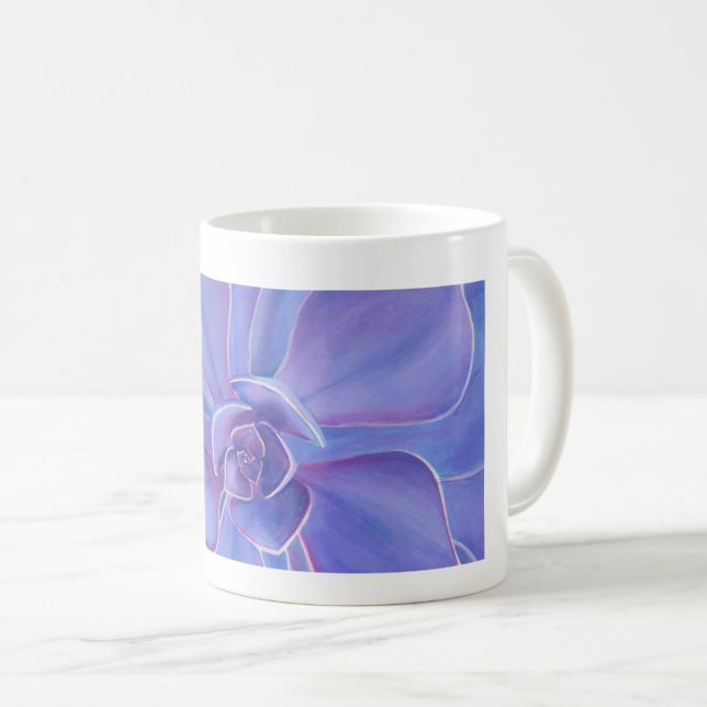 Caneca De Café Mug with Floral Design (Frente Esquerda)
