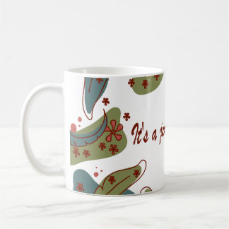 Caneca De Café Mug with 'It's a jungle out there' design