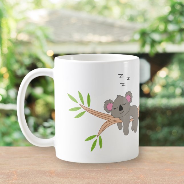 Caneca De Café Mug with Koala Design – Funny Italian Phrase (Criador carregado)