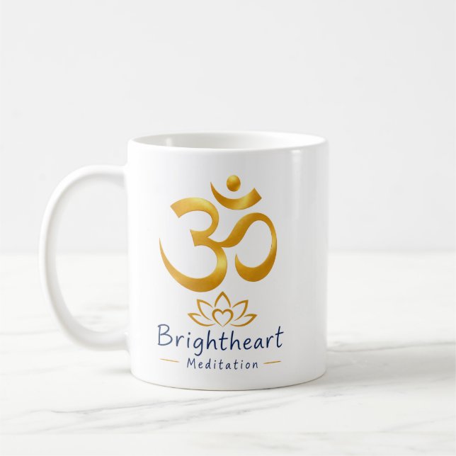 Caneca De Café Mug with Om Symbol (Esquerda)