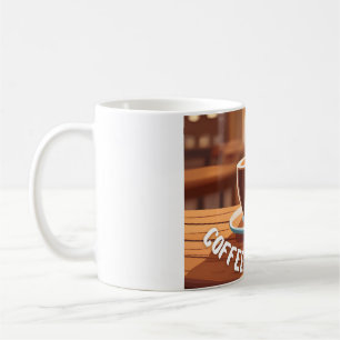Caneca De Café Mug with personalized photo (Coffee and life)