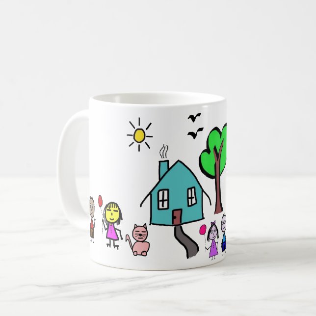 Caneca De Café Mug World Kids (Frente Esquerda)