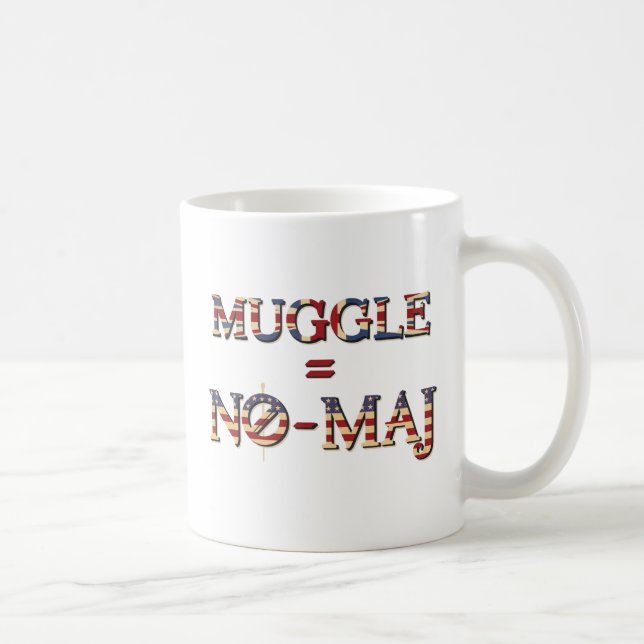 CANECA DE CAFÉ MUGLE™ = NO-MAJ™ (Direita)