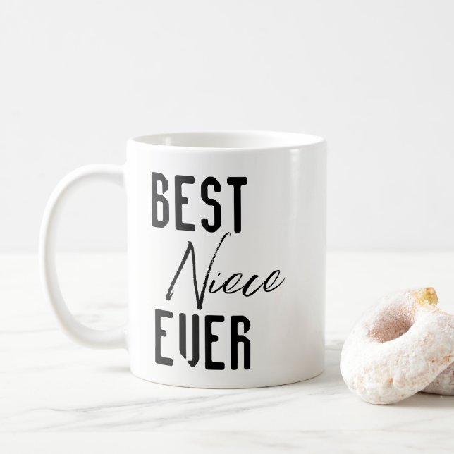 Caneca De Café Mugs Best Niece Ever (Com Donut)