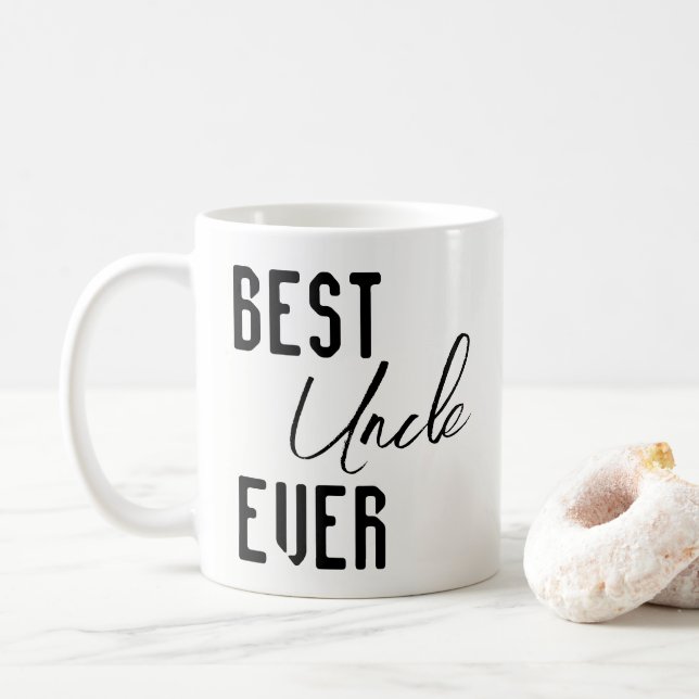 Caneca De Café Mugs Best Uncle Ever (Com Donut)