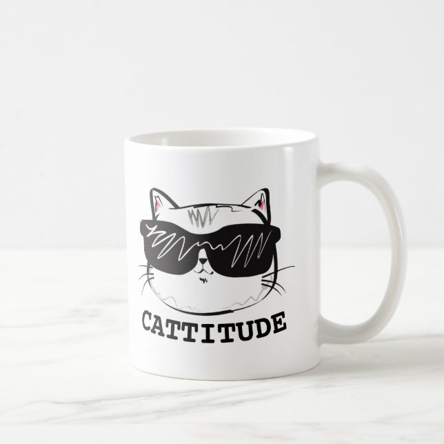CANECA DE CAFÉ MÚGS DE CAFÉ DE GATO DE BOVINO (Direita)