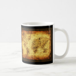 Caneca De Café Mugs do Mapa do Mundo Antigo
