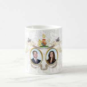 Caneca De Café Mugs do Memorando de casamento do Will+Kate