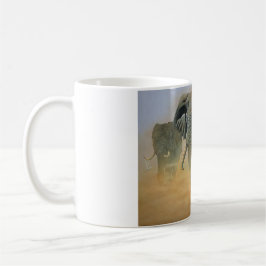 Caneca De Café Mugs Elephants Savuti