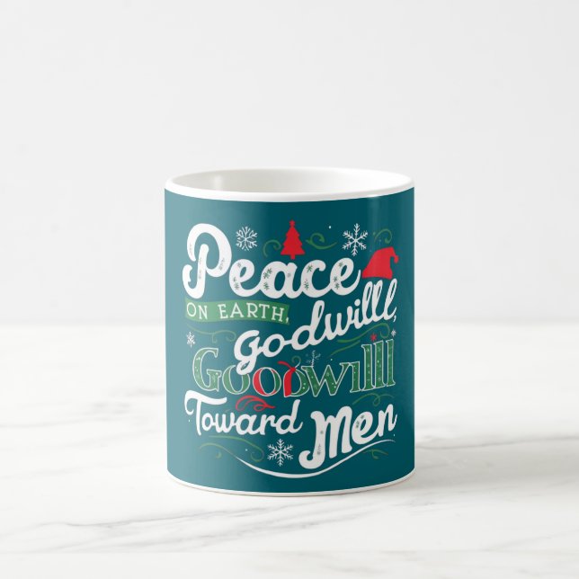 Caneca De Café Mugs Inspiracionais para um Natal alegre (Centro)