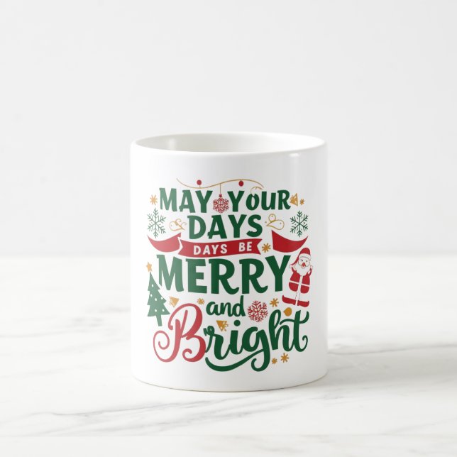 Caneca De Café Mugs Inspiracionais para um Natal alegre (Centro)