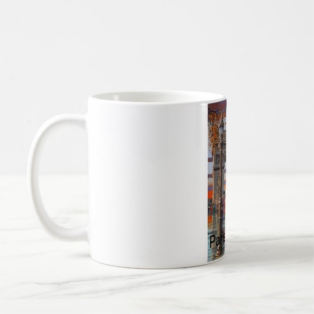 Caneca De Café Mugs Paris Arc d' Triomphe (Esquerda)