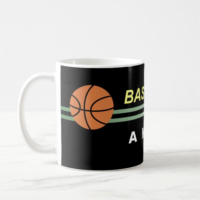 Caneca De Café Mugs personalizados de basquete (Esquerda)