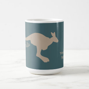 Caneca De Café Mugs personalizados do canguru australiano