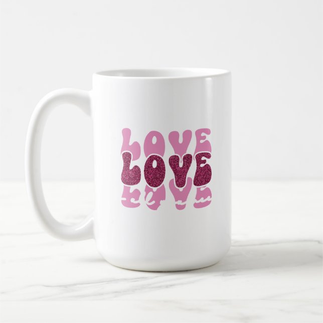 Caneca De Café Mugs valentine day (Esquerda)